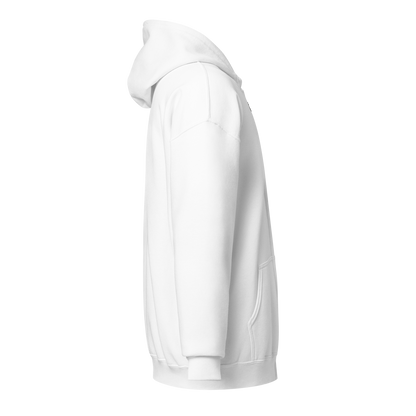 Gildan 18600 zip hoodie — White right side