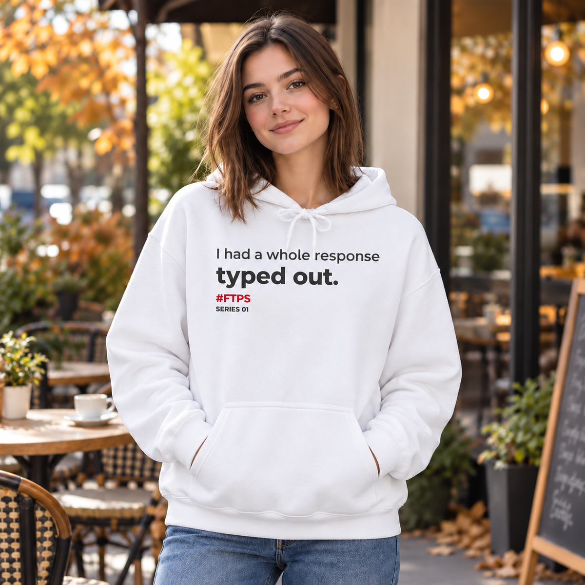 I Had a Whole Response Typed Out. Pullover Hoodie